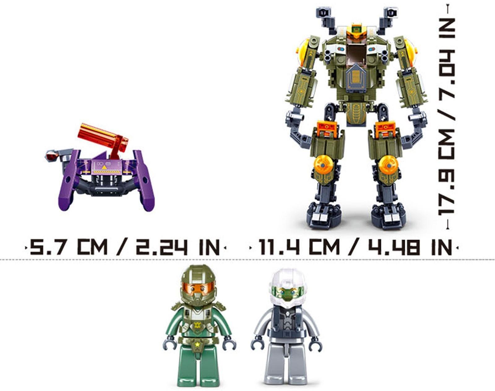 Конструктор Космические войны «Киборг», 353 детали, в пакете