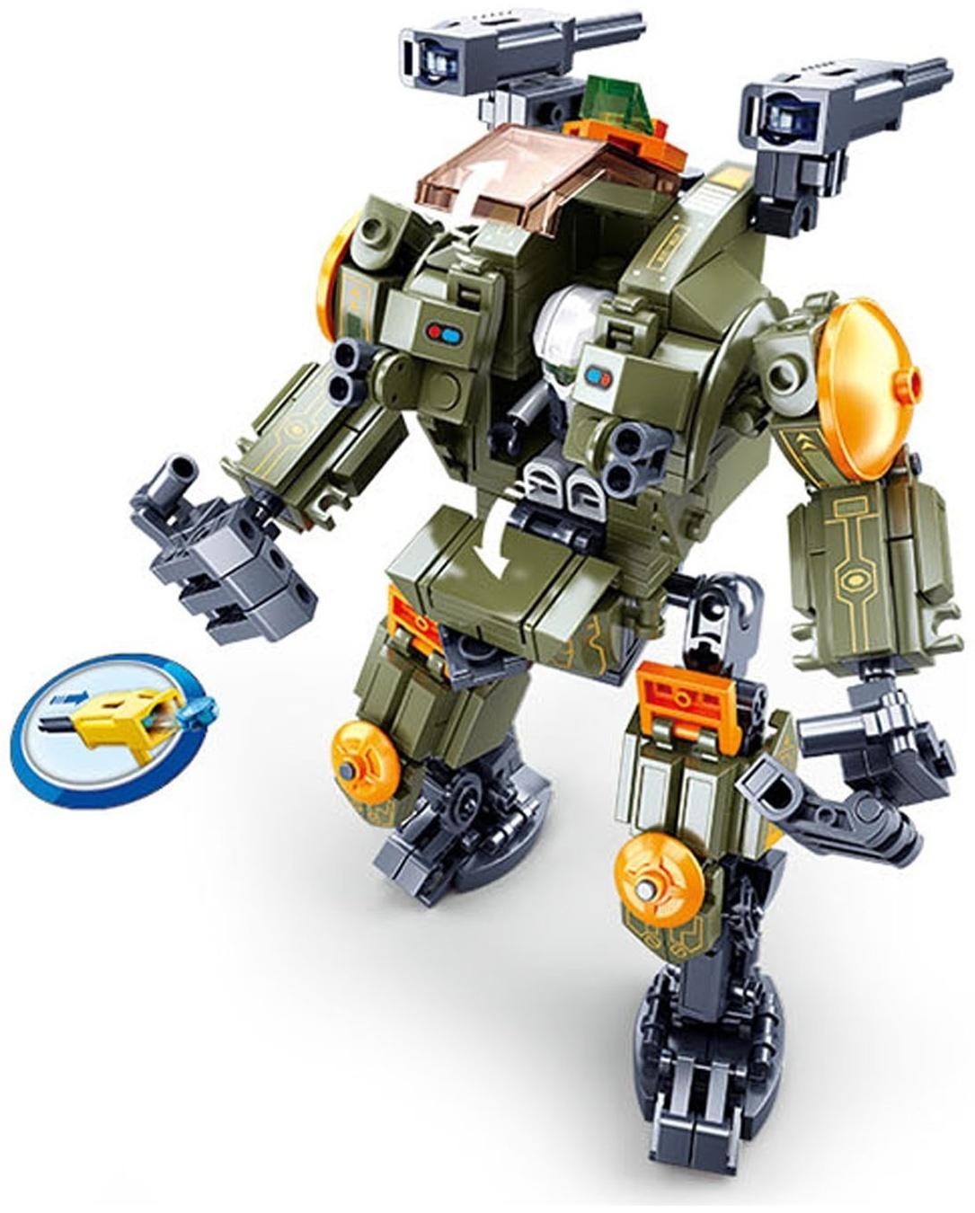 Конструктор Космические войны «Киборг», 353 детали, в пакете