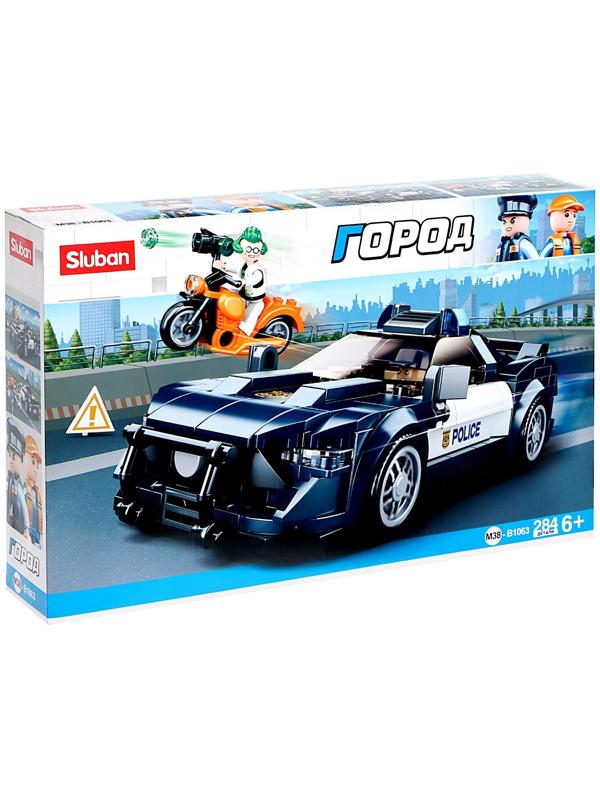 Конструктор Полиция «Погоня», 284 детали