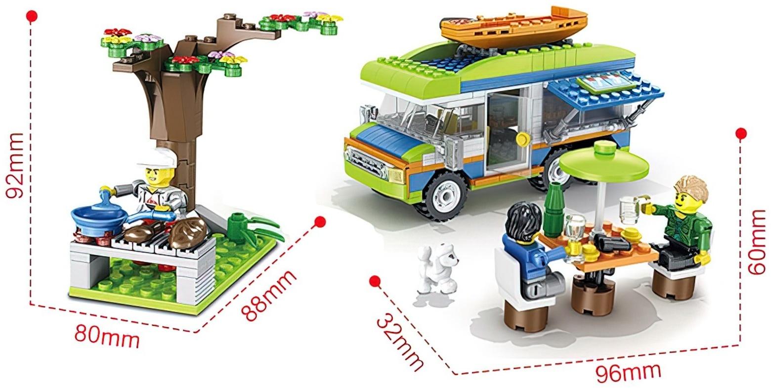 Конструктор На природе «Дом на колёсах», 343 детали