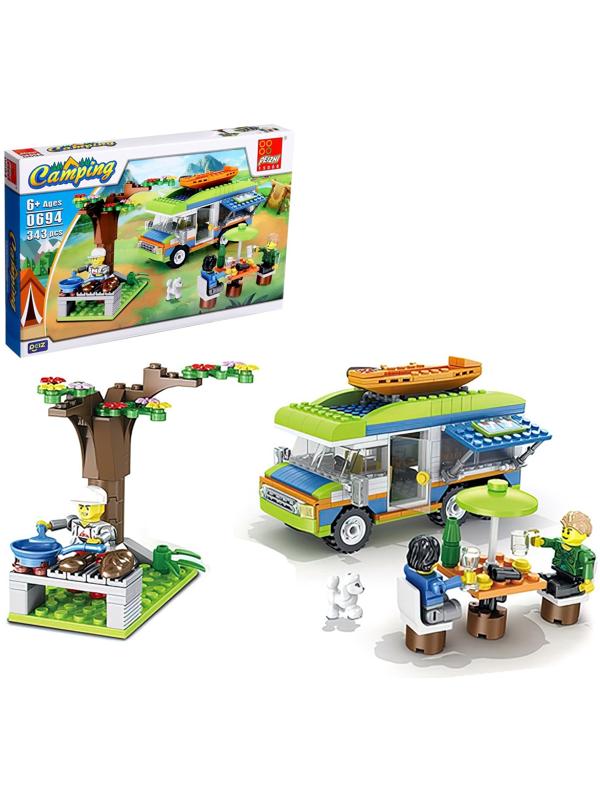 Конструктор На природе «Дом на колёсах», 343 детали