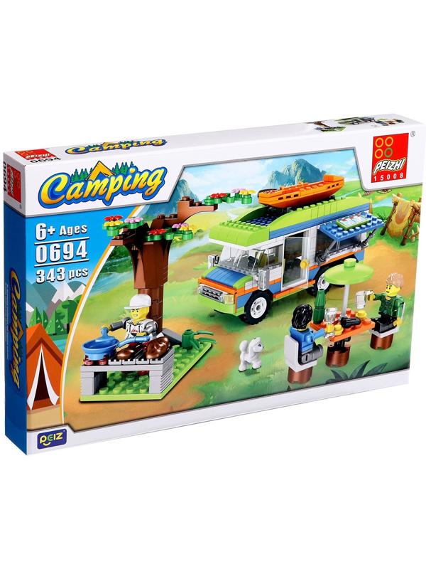Конструктор На природе «Дом на колёсах», 343 детали