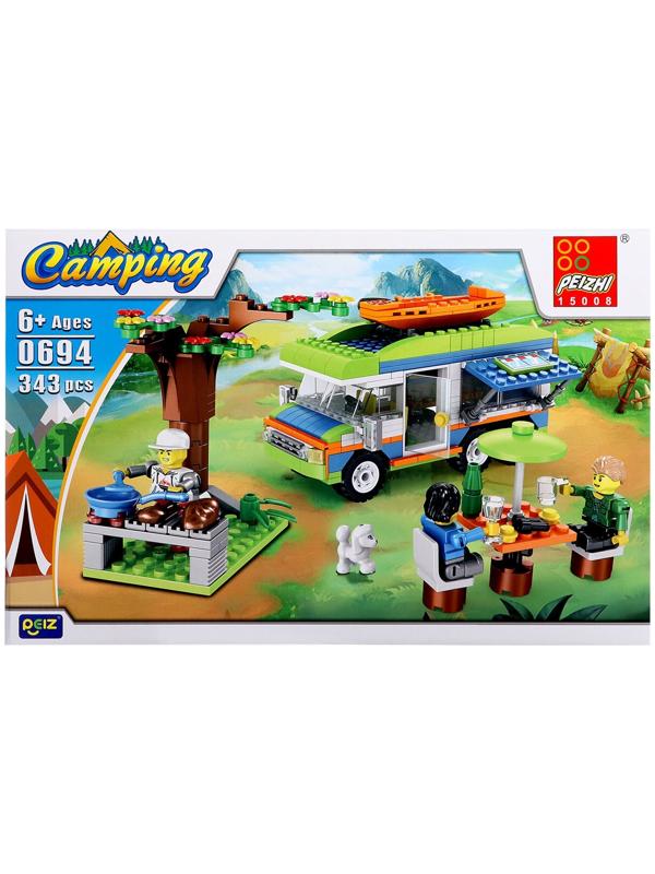 Конструктор На природе «Дом на колёсах», 343 детали