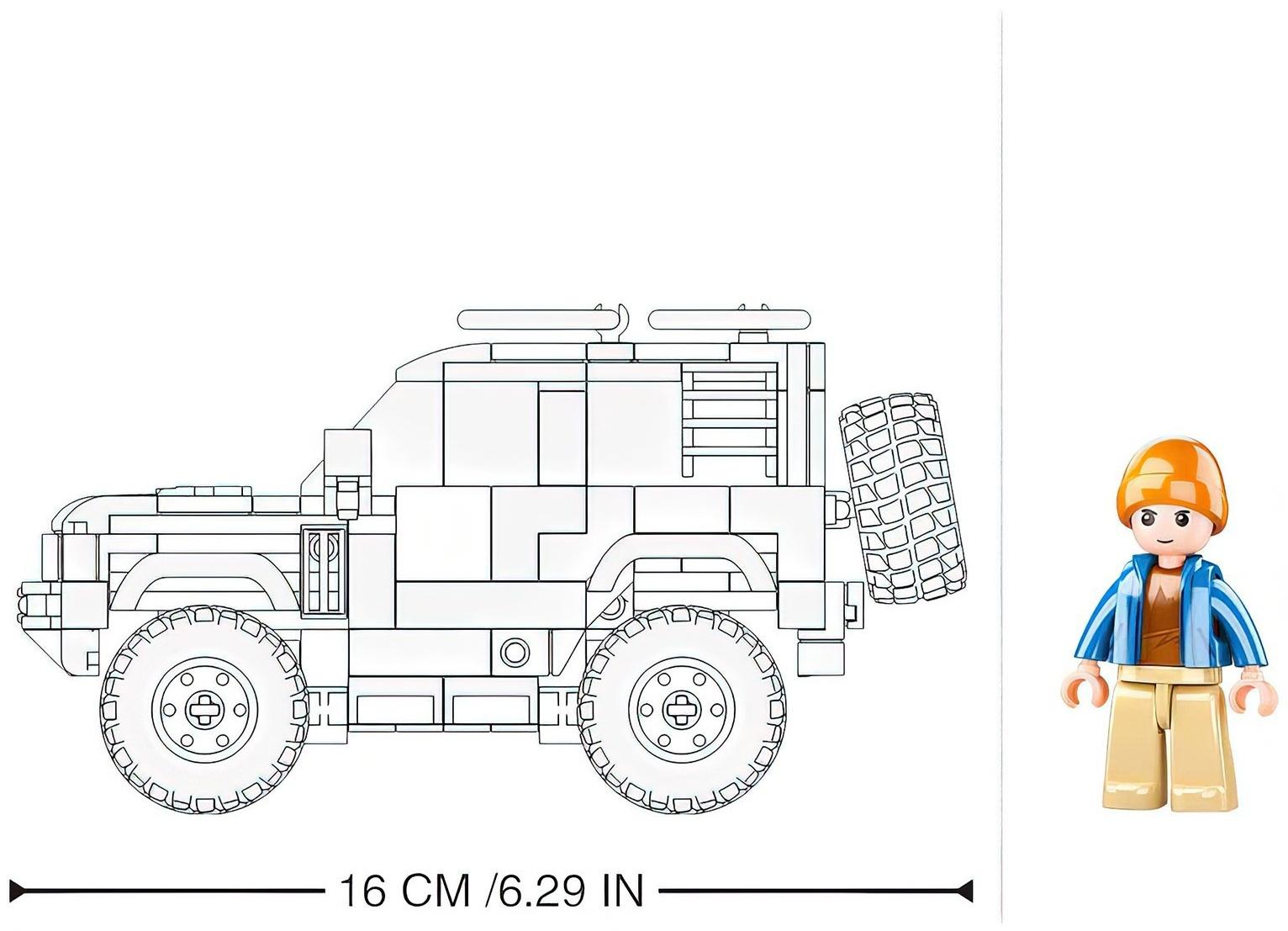 Конструктор Модельки «Внедорожник», 317 деталей