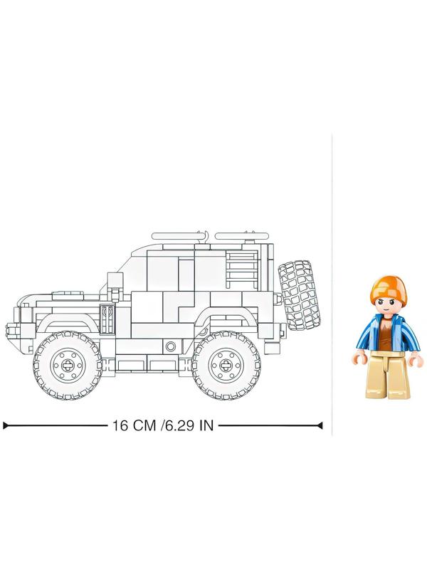 Конструктор Модельки «Внедорожник», 317 деталей