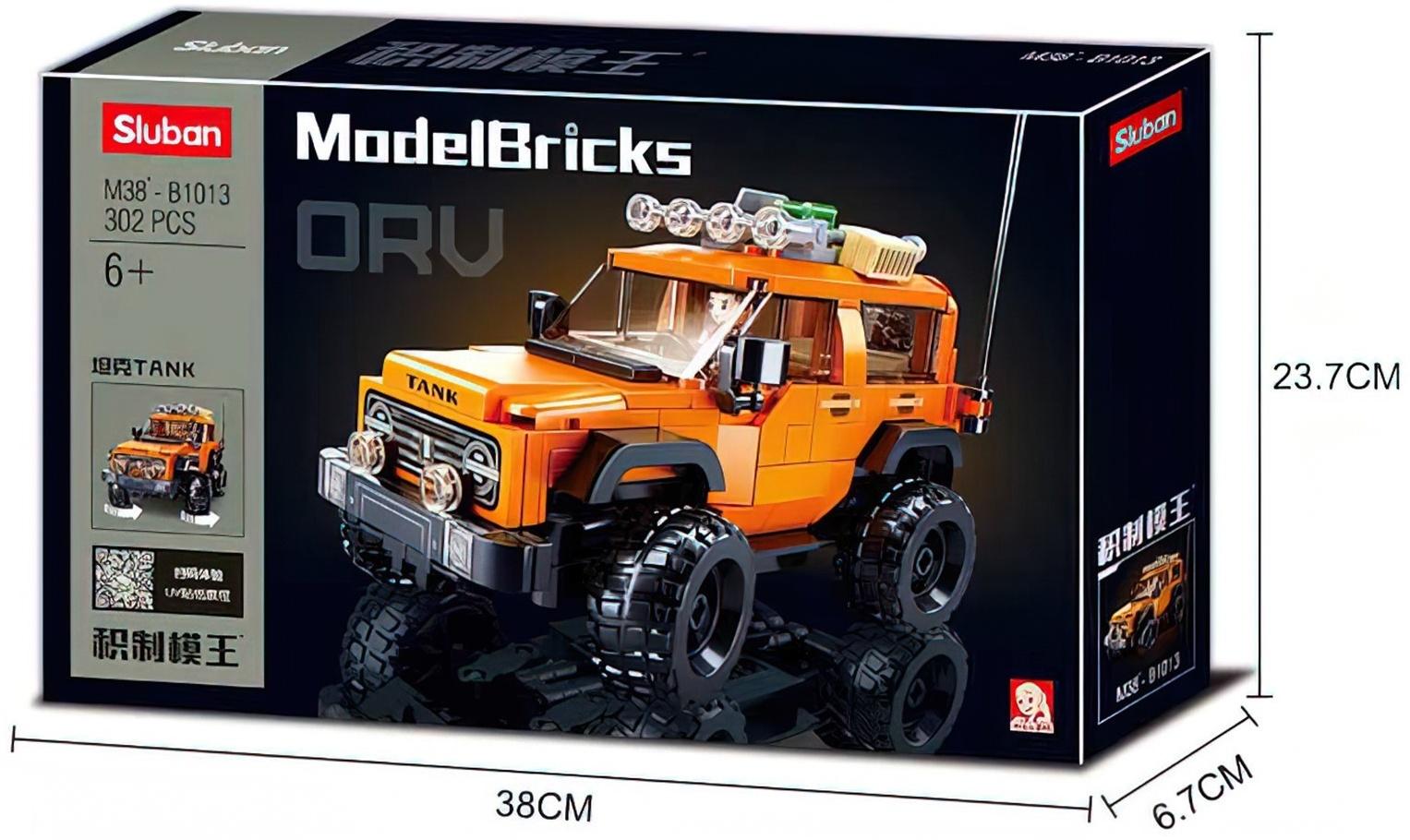 Конструктор Модельки «Внедорожник сафари», 302 детали