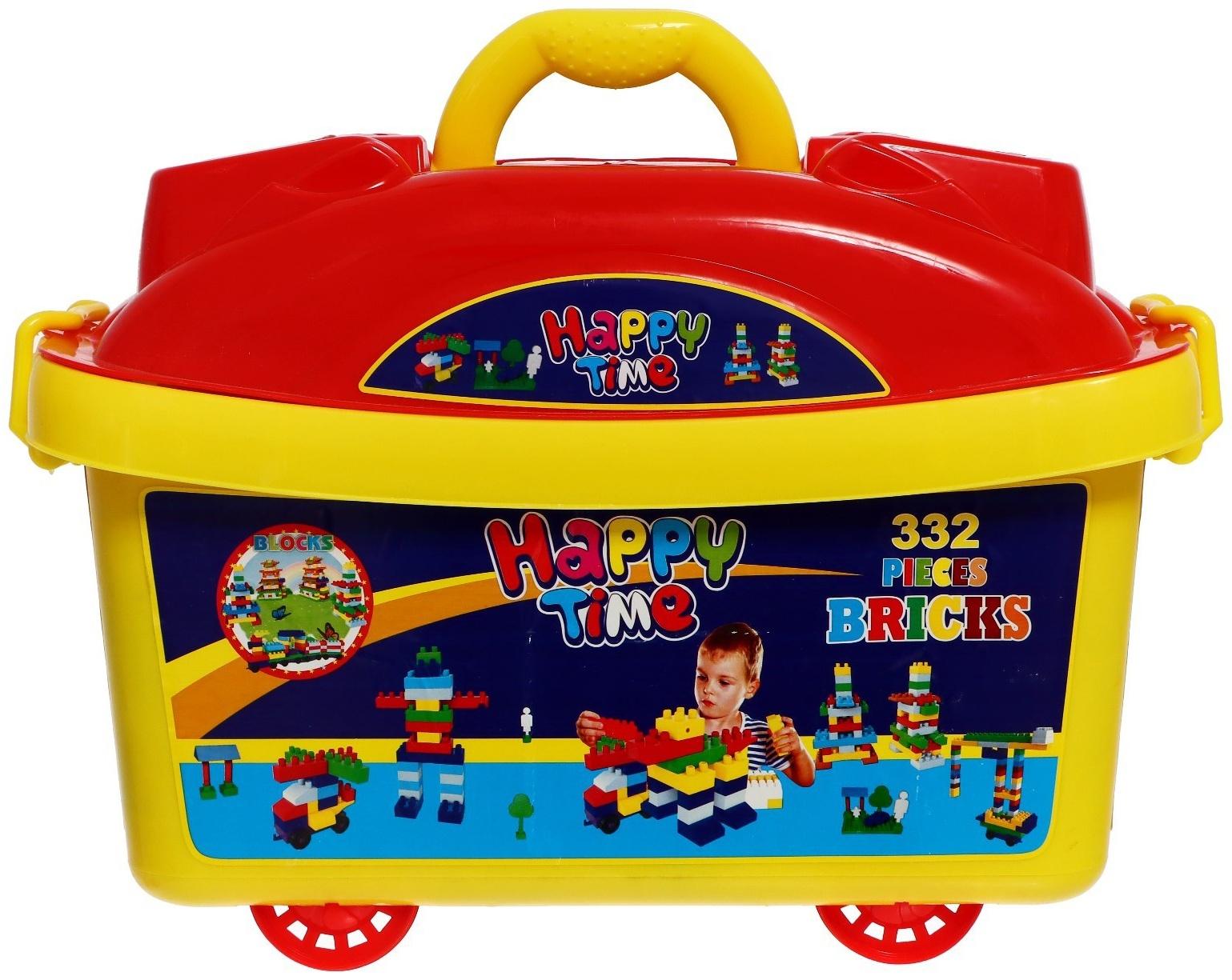 Конструктор BRICKS, в контейнере, 332 детали