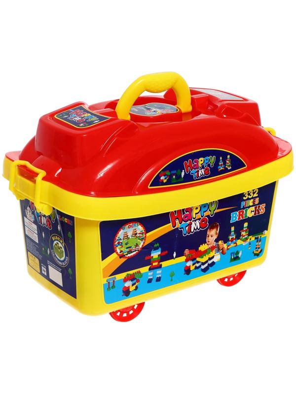 Конструктор BRICKS, в контейнере, 332 детали