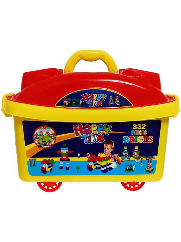 Конструктор BRICKS, в контейнере, 332 детали