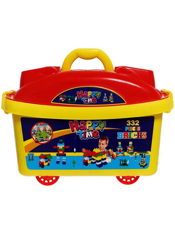 Конструктор BRICKS, в контейнере, 332 детали
