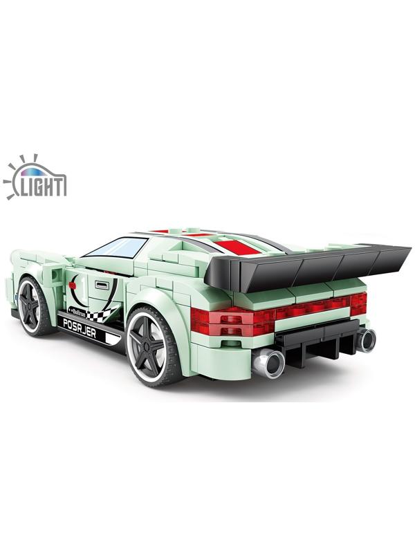 Конструктор Kazi «Суперкар Порше 911» KY6113, световые эффекты, 248 деталь