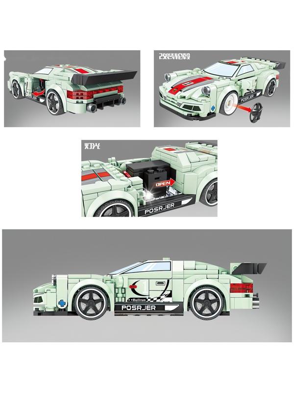 Конструктор Kazi «Суперкар Порше 911» KY6113, световые эффекты, 248 деталь