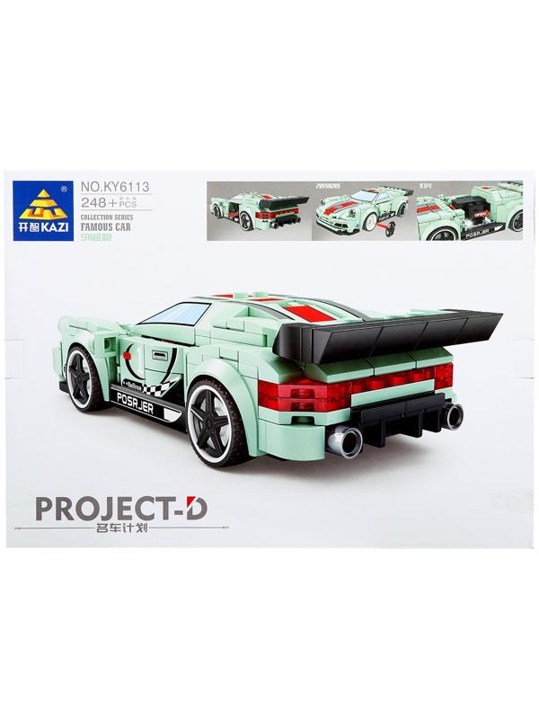 Конструктор Kazi «Суперкар Порше 911» KY6113, световые эффекты, 248 деталь