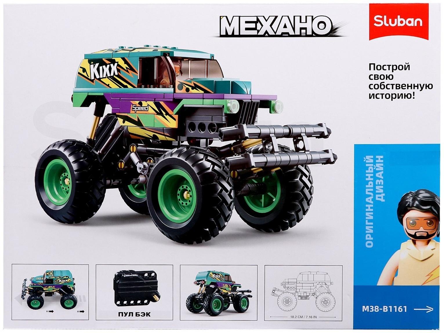 Конструктор Механо «Бигфут», инерция, 252 детали