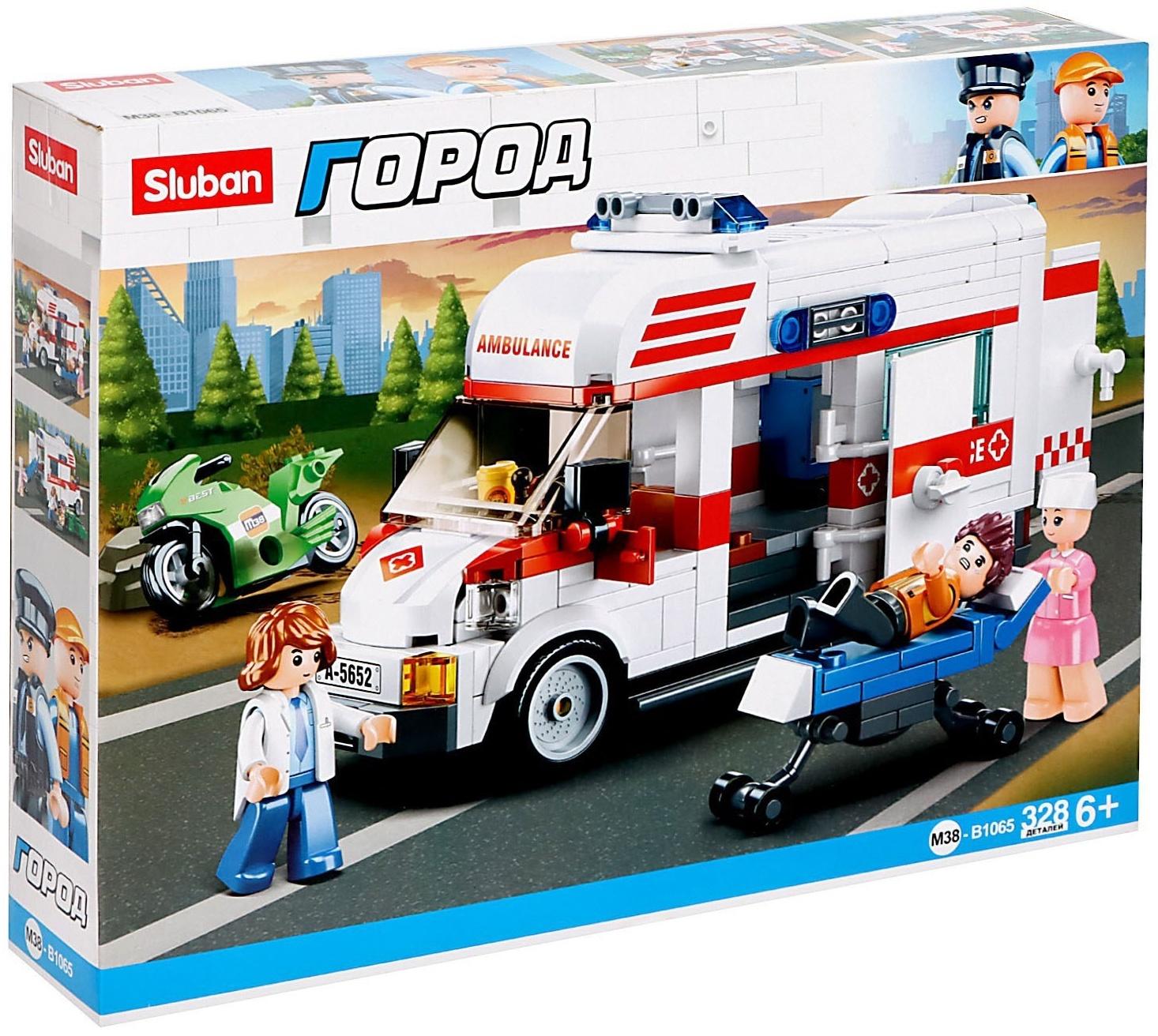 Конструктор Город «Скорая помощь», 328 деталей