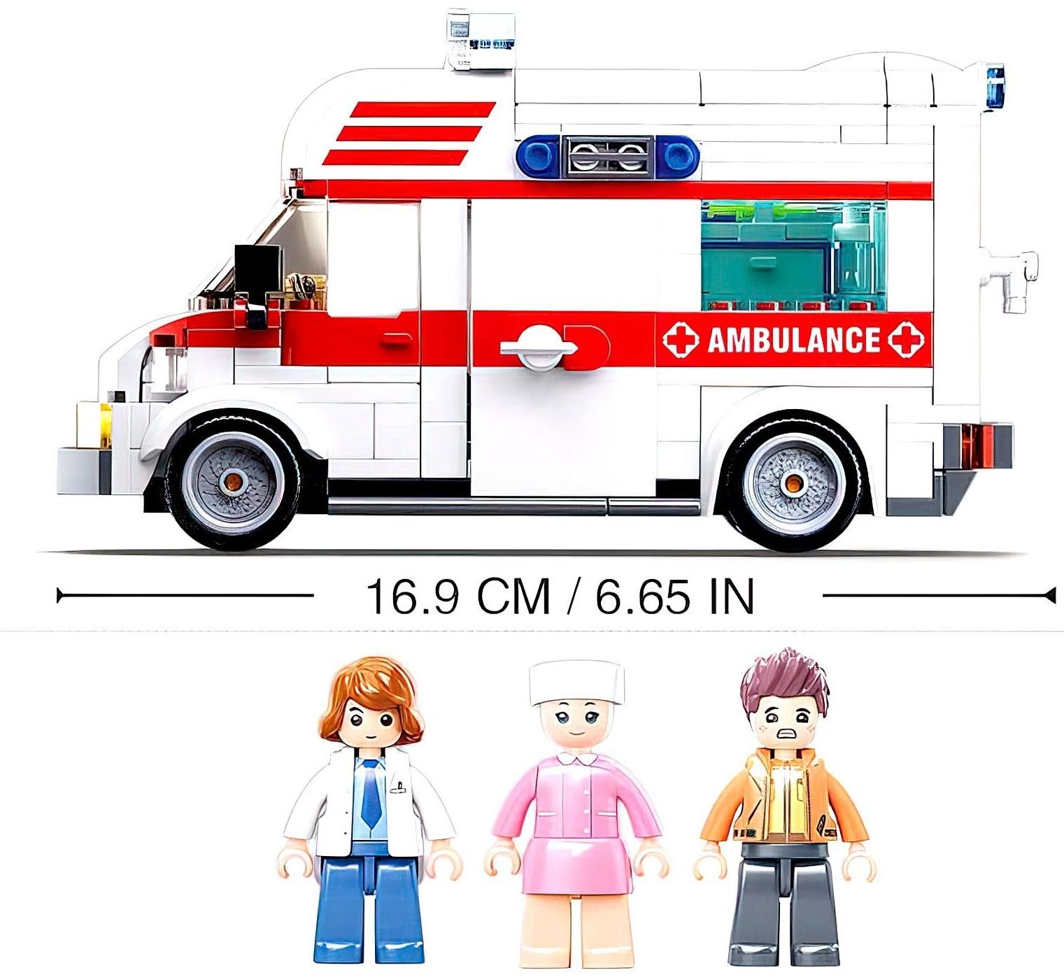 Конструктор Город «Скорая помощь», 328 деталей