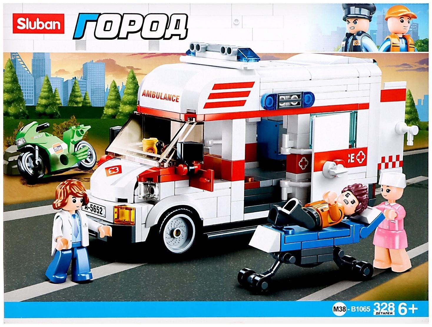 Конструктор Город «Скорая помощь», 328 деталей