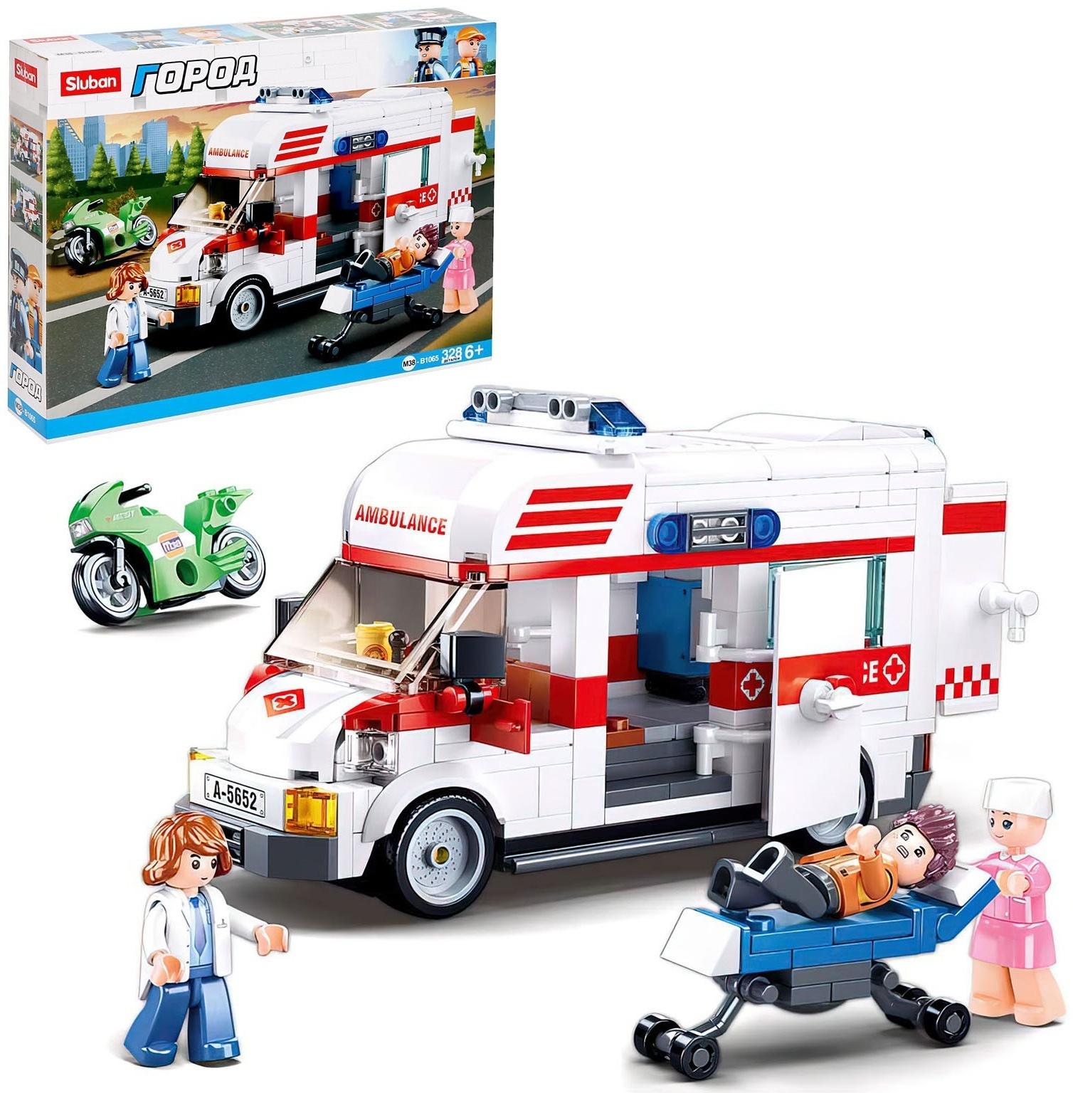 Конструктор Город «Скорая помощь», 328 деталей