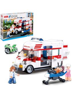 Конструктор Город «Скорая помощь», 328 деталей