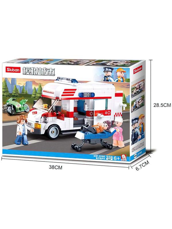 Конструктор Город «Скорая помощь», 328 деталей
