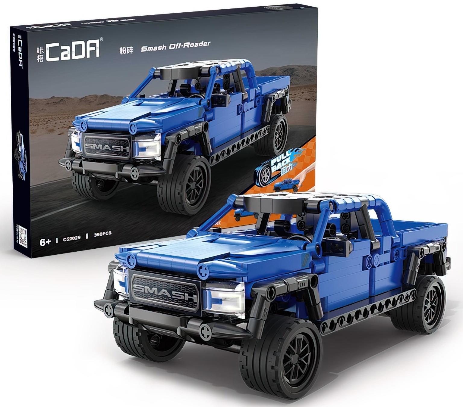 Конструктор инерционный CaDA «Внедорожник Smash Off-Roader» C52029W / 390 деталей