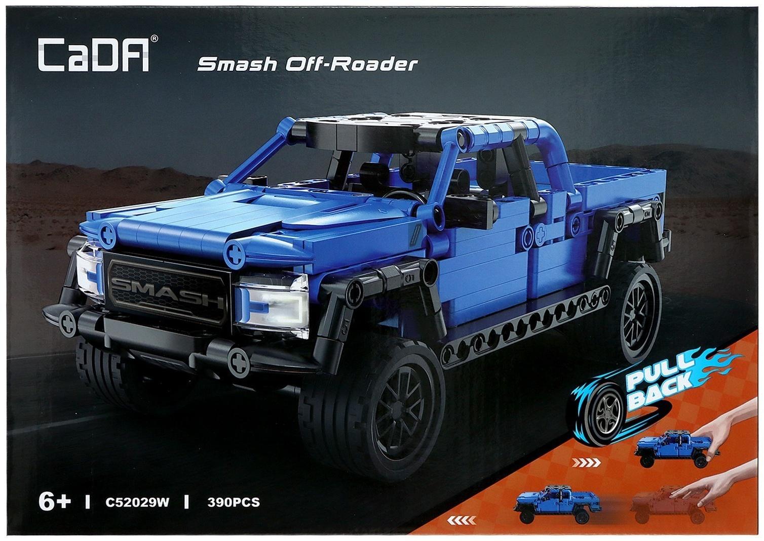 Конструктор инерционный CaDA «Внедорожник Smash Off-Roader» C52029W / 390 деталей