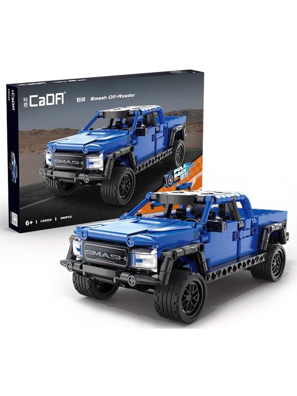 Конструктор инерционный CaDA «Внедорожник Smash Off-Roader» C52029W / 390 деталей