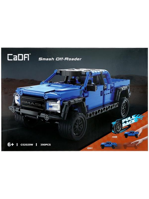 Конструктор инерционный CaDA «Внедорожник Smash Off-Roader» C52029W / 390 деталей