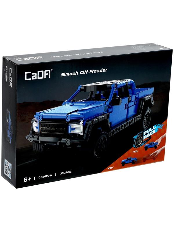 Конструктор инерционный CaDA «Внедорожник Smash Off-Roader» C52029W / 390 деталей