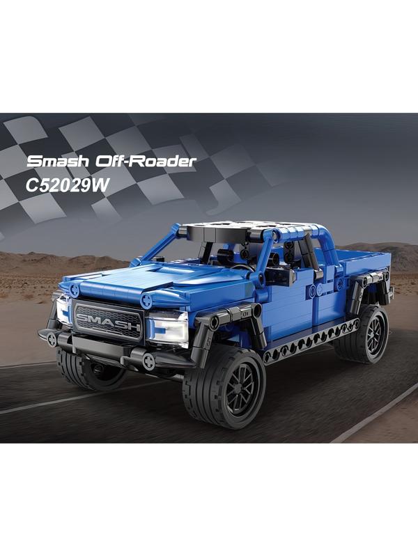 Конструктор инерционный CaDA «Внедорожник Smash Off-Roader» C52029W / 390 деталей