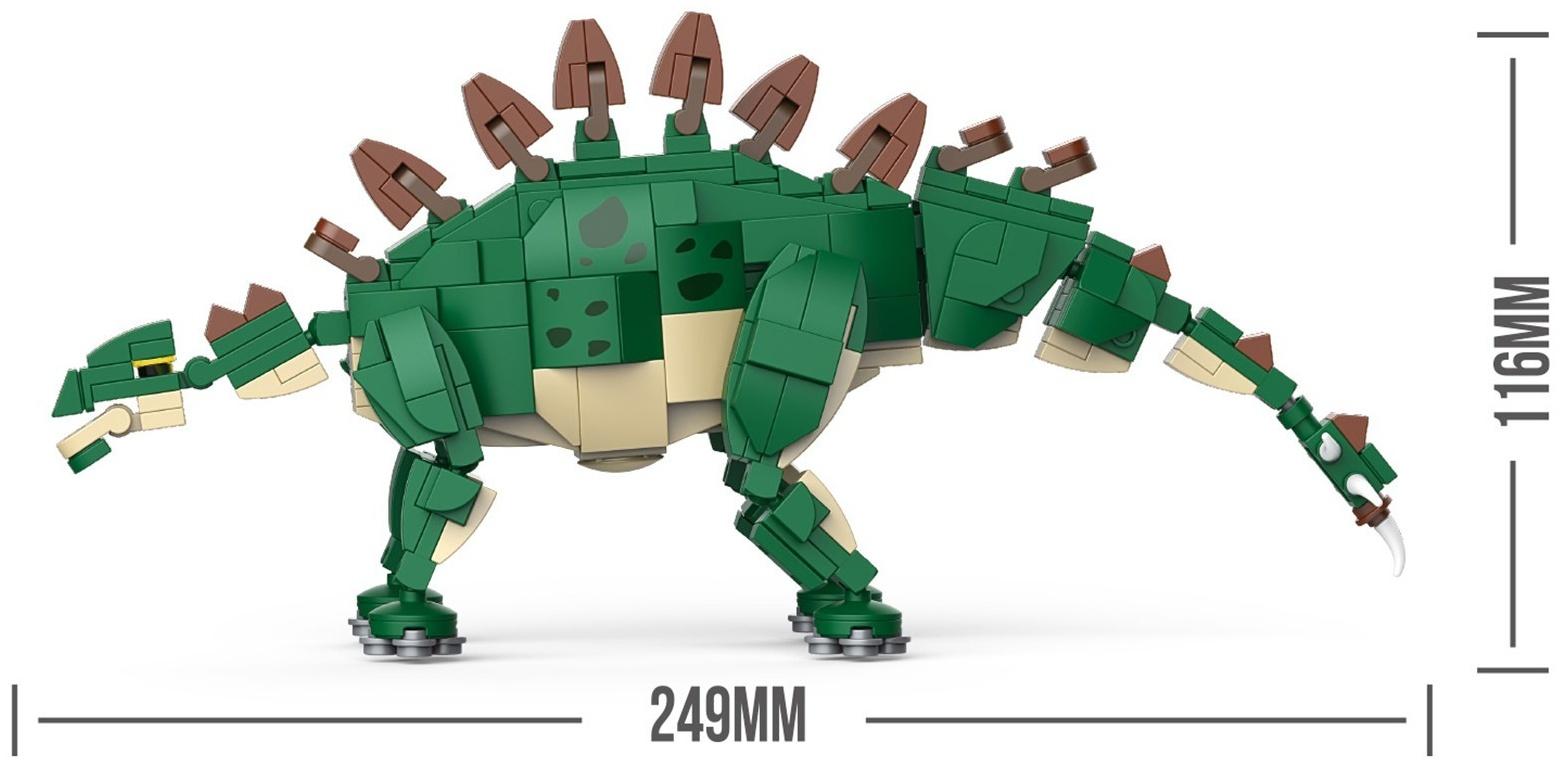 Конструктор Дино «Стегозавр», 415 деталей