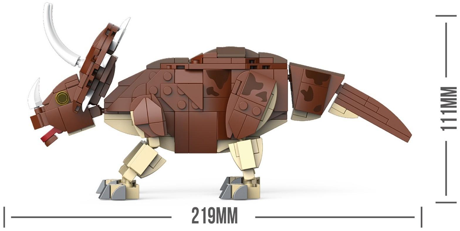 Конструктор Дино «Трицератопс», 404 детали