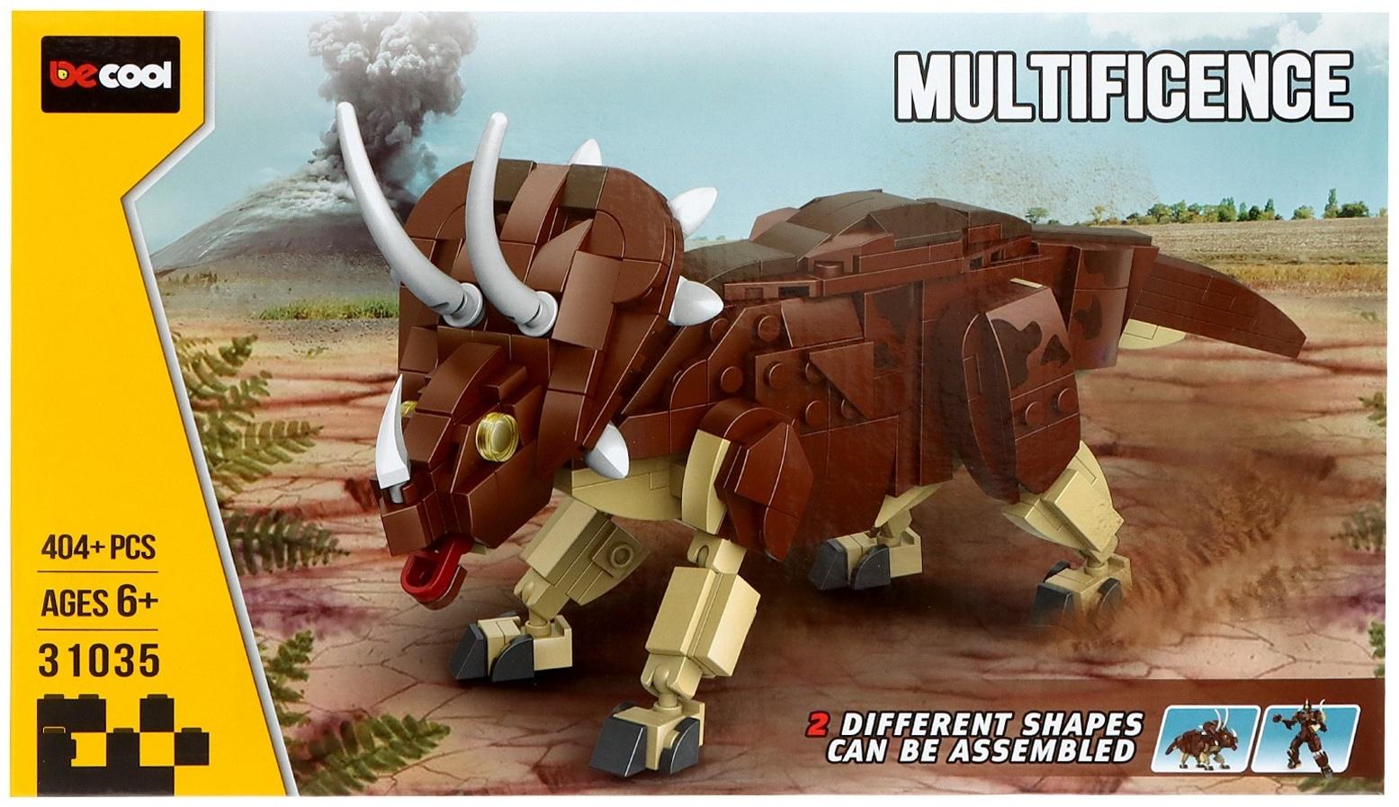 Конструктор Дино «Трицератопс», 404 детали