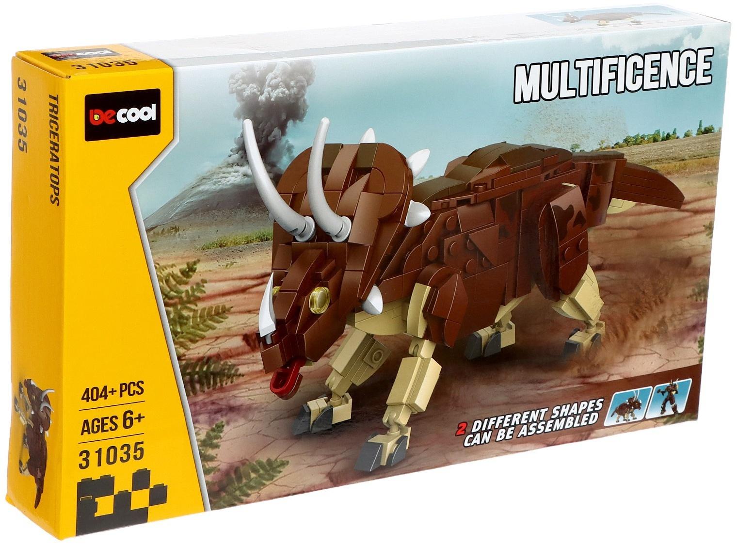 Конструктор Дино «Трицератопс», 404 детали