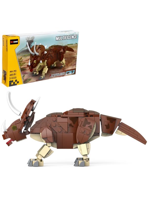 Конструктор Дино «Трицератопс», 404 детали