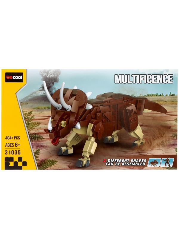 Конструктор Дино «Трицератопс», 404 детали