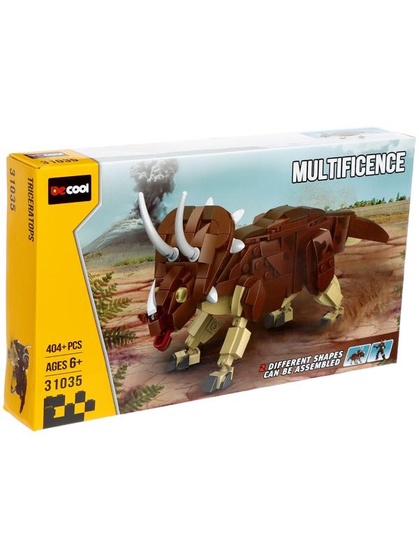 Конструктор Дино «Трицератопс», 404 детали