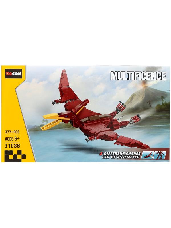 Конструктор Дино «Птеродактиль», 377 деталей