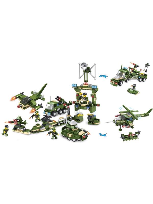 Конструктор Военные «Боевая часть», 805 деталей