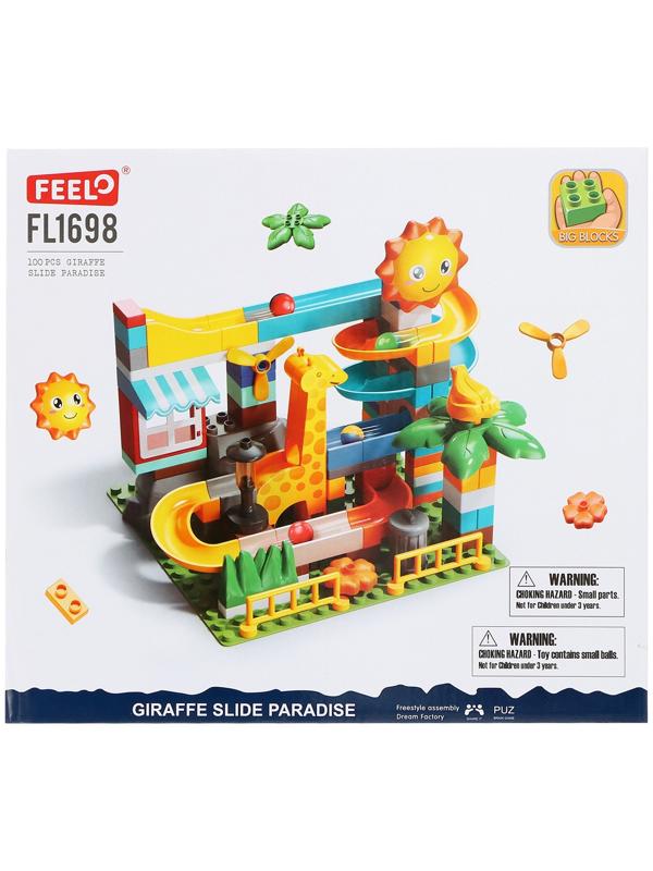 Конструктор Шарики «Зоо-горка», 100 деталей