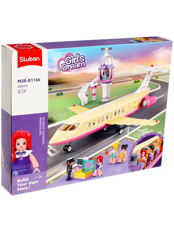 Конструктор Розовая мечта «Самолёт мечты», 384 детали