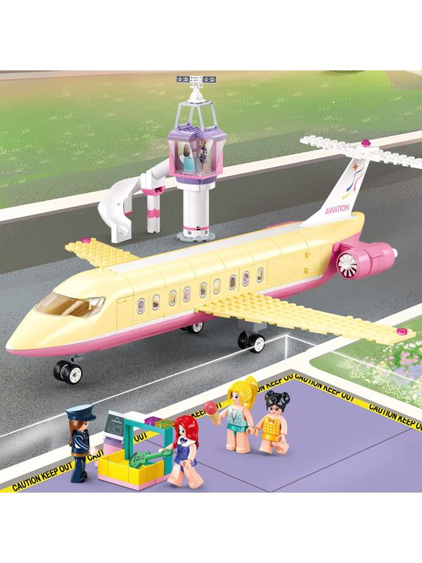 Конструктор Розовая мечта «Самолёт мечты», 384 детали