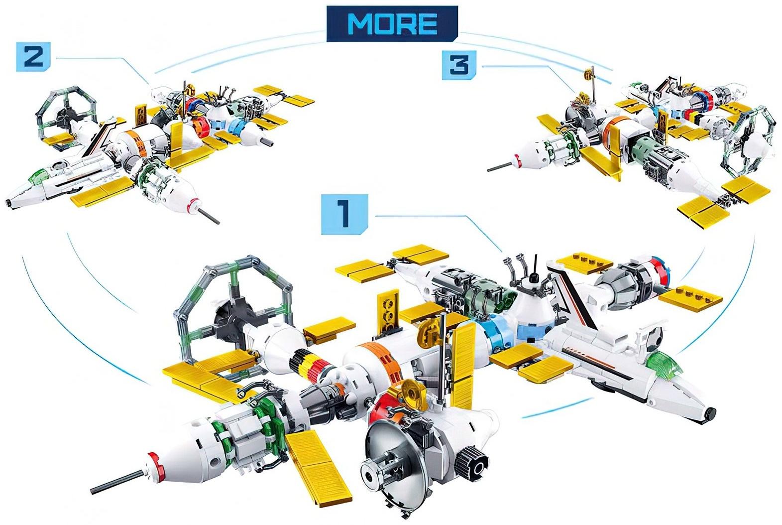 Конструктор Космос «Международная космическая станция», 512 деталей