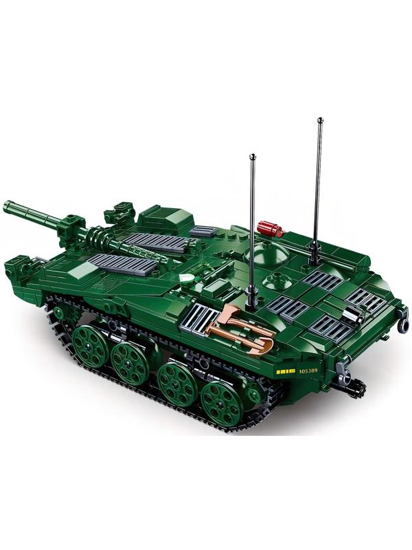 Конструктор Модельки «Боевой танк», 692 детали