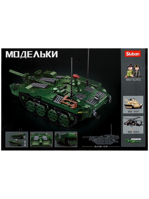 Конструктор Модельки «Боевой танк», 692 детали