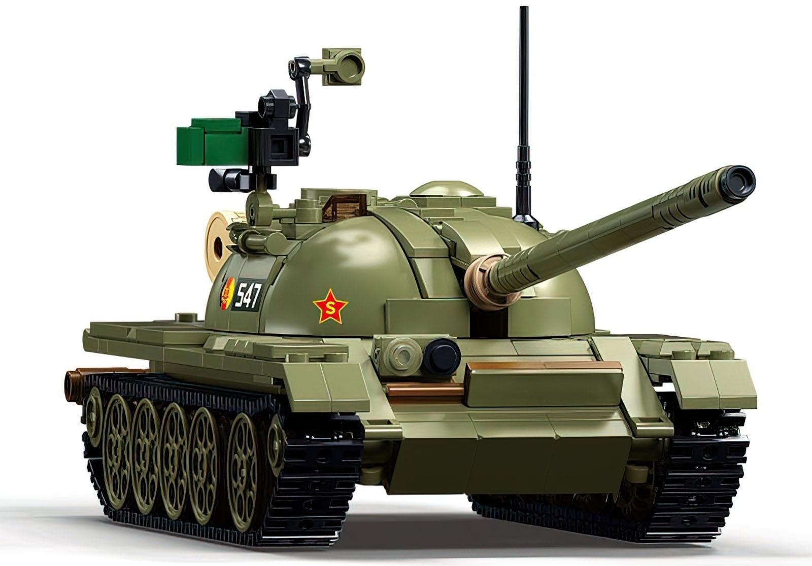 Конструктор Модельки «Танк Т-54С», 1:35, 604 детали