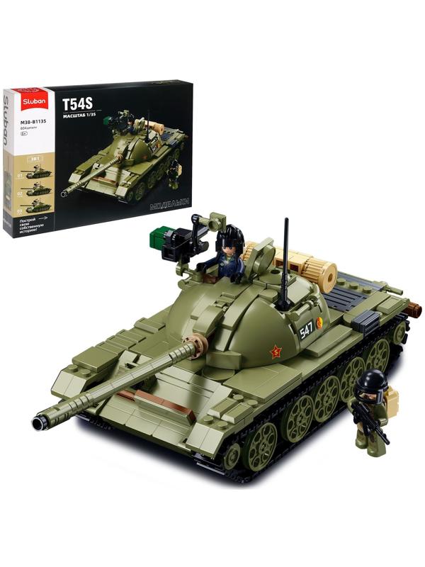 Конструктор Модельки «Танк Т-54С», 1:35, 604 детали