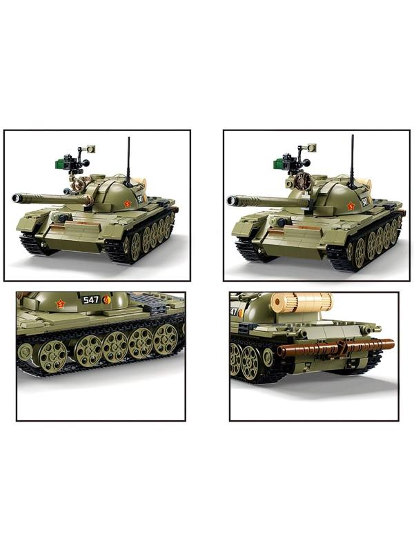 Конструктор Модельки «Танк Т-54С», 1:35, 604 детали