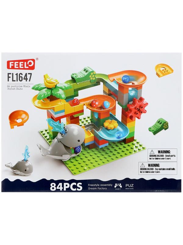 Конструктор Шарики «Кит-горка», 84 детали