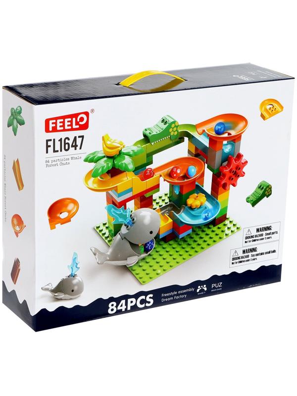 Конструктор Шарики «Кит-горка», 84 детали